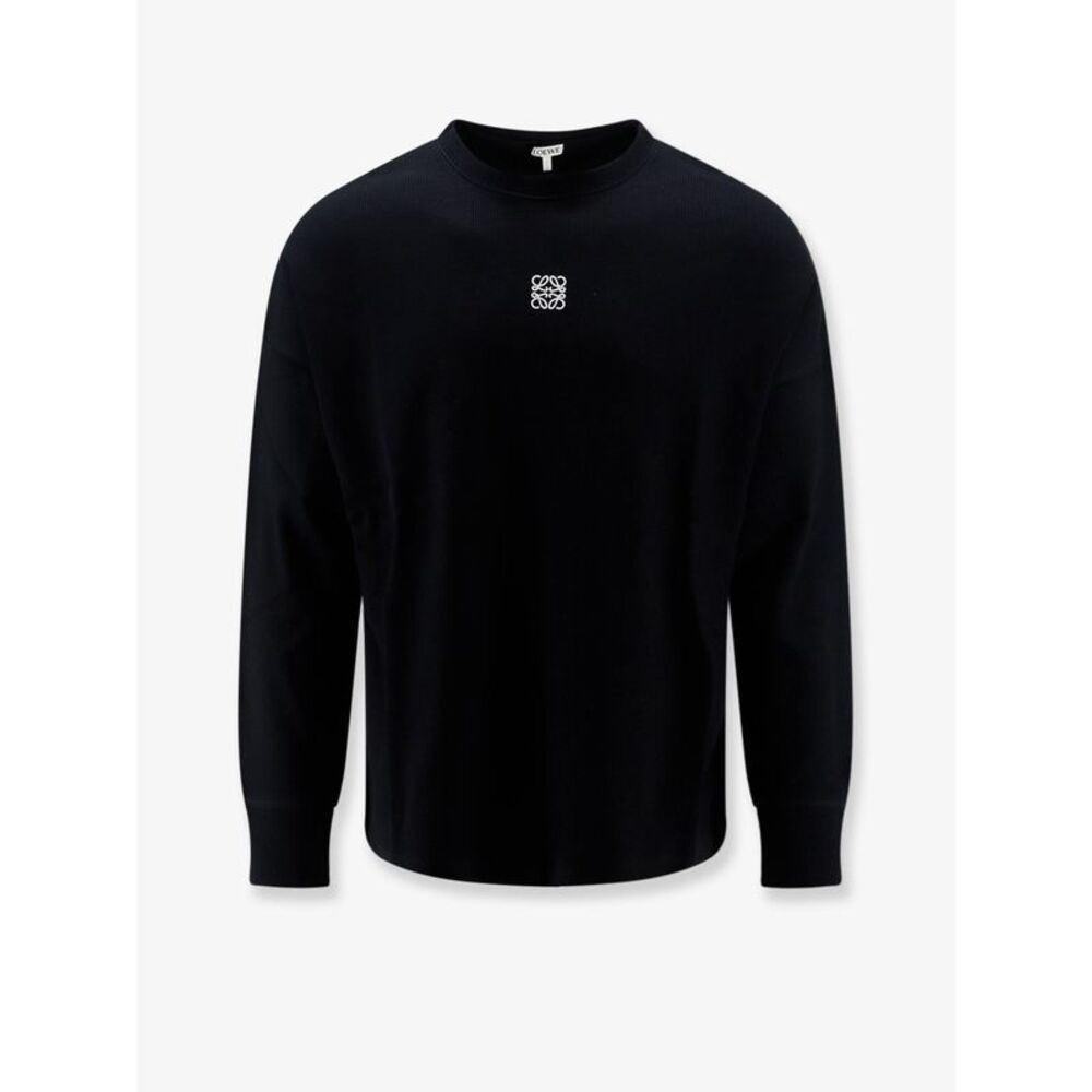 Loewe Men Ribbed Cotton T-Shirt